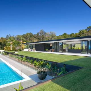 Glass house wallpaper