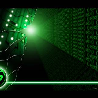 Dark green computer wallpaper