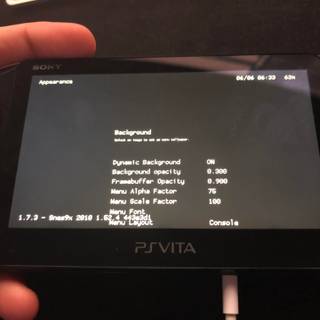 PS Vita minimal wallpaper