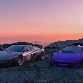 Ferrari vintage wallpaper