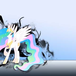 Unicorns and rainbows wallpaper