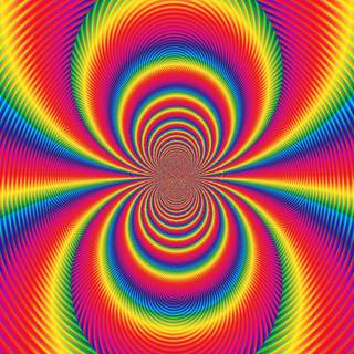 Girly rainbows wallpaper