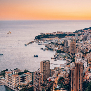 Monaco aerial view Ultra HD wallpaper