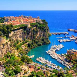 Monaco aerial view Ultra HD wallpaper