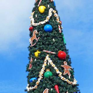 Christmas ornament iPhone wallpaper