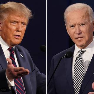 Joe Biden vs Donald Trump wallpaper
