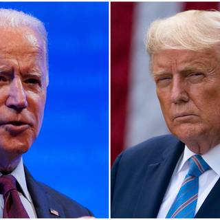 Joe Biden vs Donald Trump wallpaper