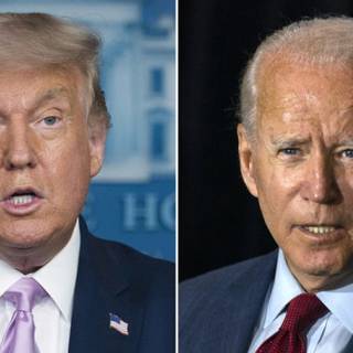 Joe Biden vs Donald Trump wallpaper
