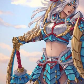 Hunter women wallpaper