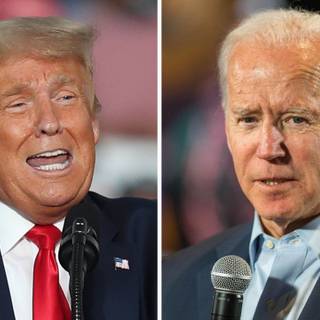 Joe Biden vs Donald Trump wallpaper