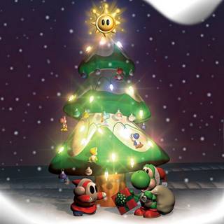 Christmas Nintendo wallpaper