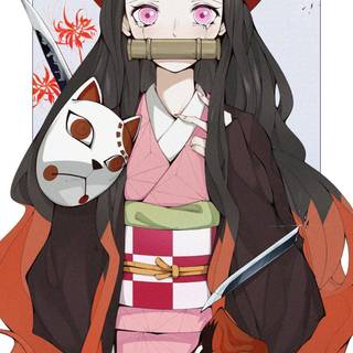 Nezuko iPhone wallpaper