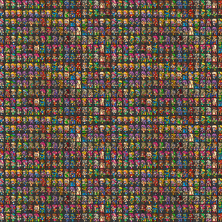 Final Fantasy retro wallpaper