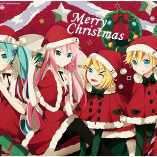 Christmas Miku wallpaper