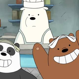 Aesthetic laptop HD We Bare Bears wallpaper