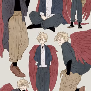 Hawks and Dabi wallpaper