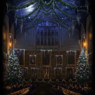 Aesthetic Christmas Harry Potter wallpaper