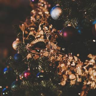 Merry Christmas aesthetic HD wallpaper