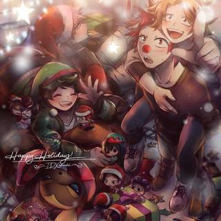 Christmas Kaminari wallpaper