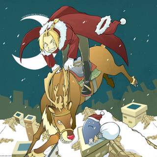 Christmas Fullmetal Alchemist wallpaper
