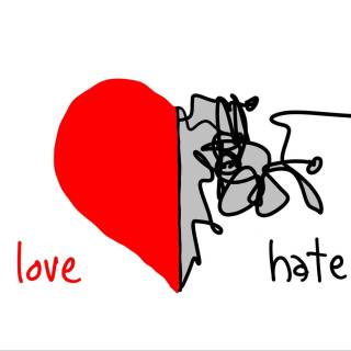 Love or hate wallpaper