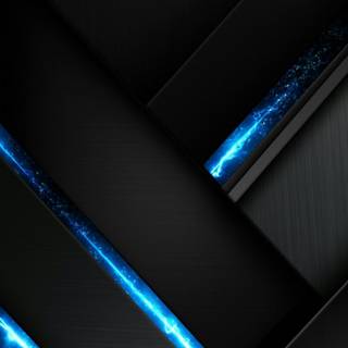 Black and blue Android wallpaper
