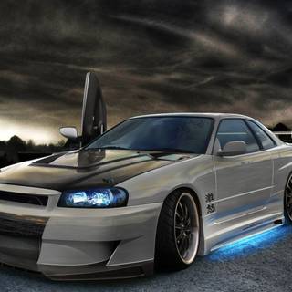 Nissan Skyline R34 computer wallpaper