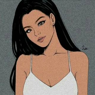 Aesthetic pop art women wallpaper