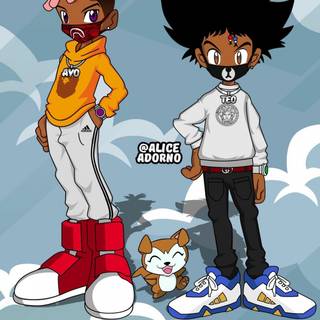 Supreme Huey Boondocks wallpaper