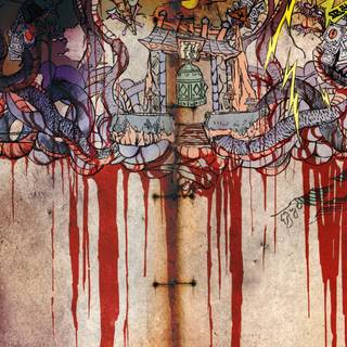 Japanese painting wallpaper