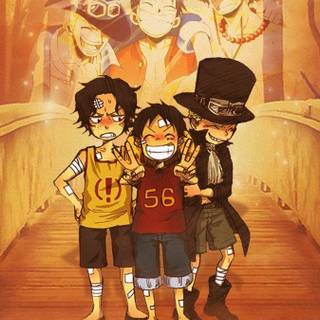 Ace and Luffy wallpaper