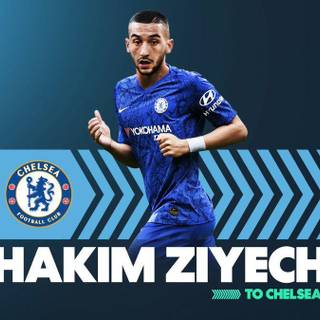 Hakim Ziyech Chelsea wallpaper