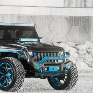 Blue Jeep wallpaper