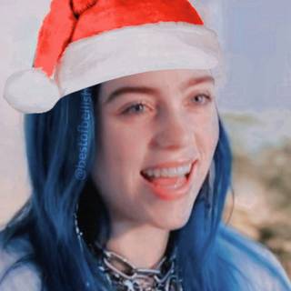 Billie Eilish Christmas wallpaper