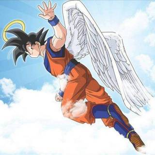 Goku angel wallpaper