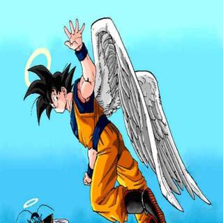 Goku angel wallpaper