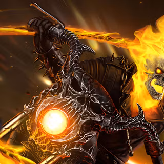 Ghost Rider 4K Fortnite wallpaper