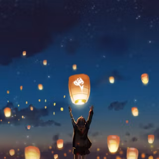 Anime 4k night wallpaper