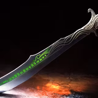 Fire swords wallpaper