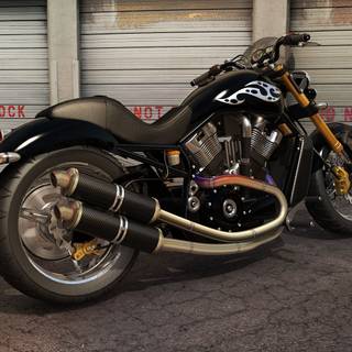 Modified bike wallpaper