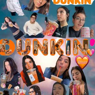 Charli D'Amelio collages wallpaper