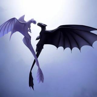 How To Train Your Dragon Light Fury wallpaper