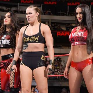 WWE women fighting wallpaper