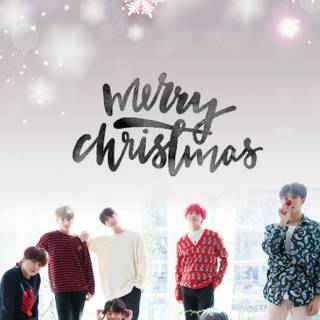 BTS Jungkook Christmas wallpaper