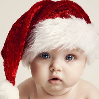 Winter baby wallpaper