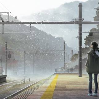 Winter lofi wallpaper