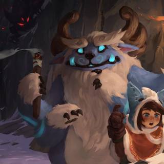 Nunu and Willump wallpaper