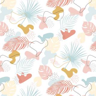 Colored collage wallpaper