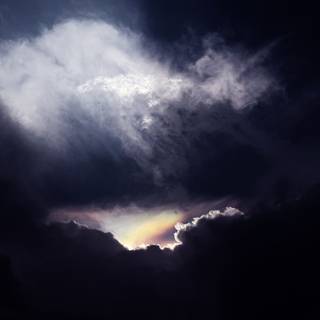 Rainbow over the clouds Ultra HD wallpaper