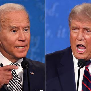 Trump vs Biden wallpaper